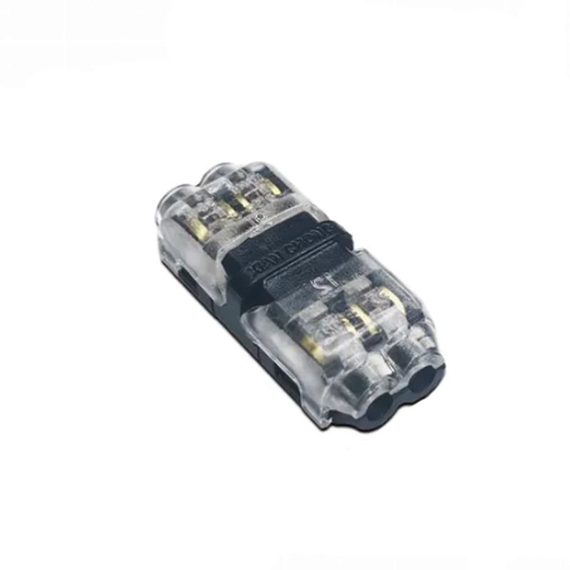 Клемма проходная Tactix 0,52-0,78 мм2 10А 2x1-2x1 одинарная 25х10,4х6,7 мм Прозрачный (H1T)