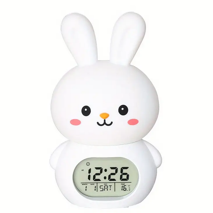 Часы музыкальные с цветным светом USB и ААА (YC-9117) Часы музыкальные с цветным светом USB и ААА (YC-9117)