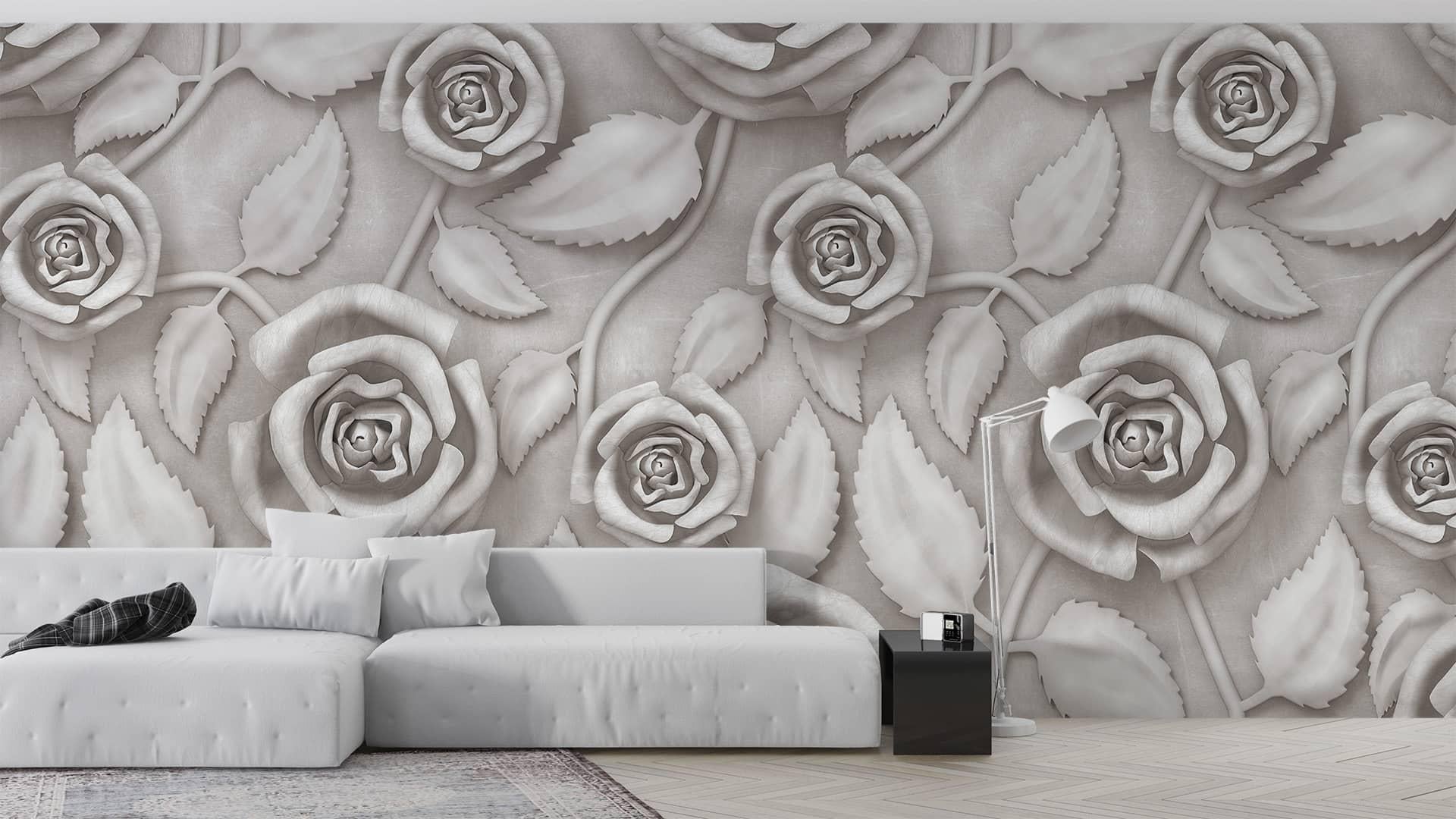 Фотошпалери флізелінові Styleo Print-walls Тиша троянд 0470 350х270 см (Pw-0470/3)