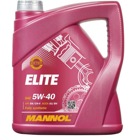 Масло моторное Mannol Elite 5W-40 4 л