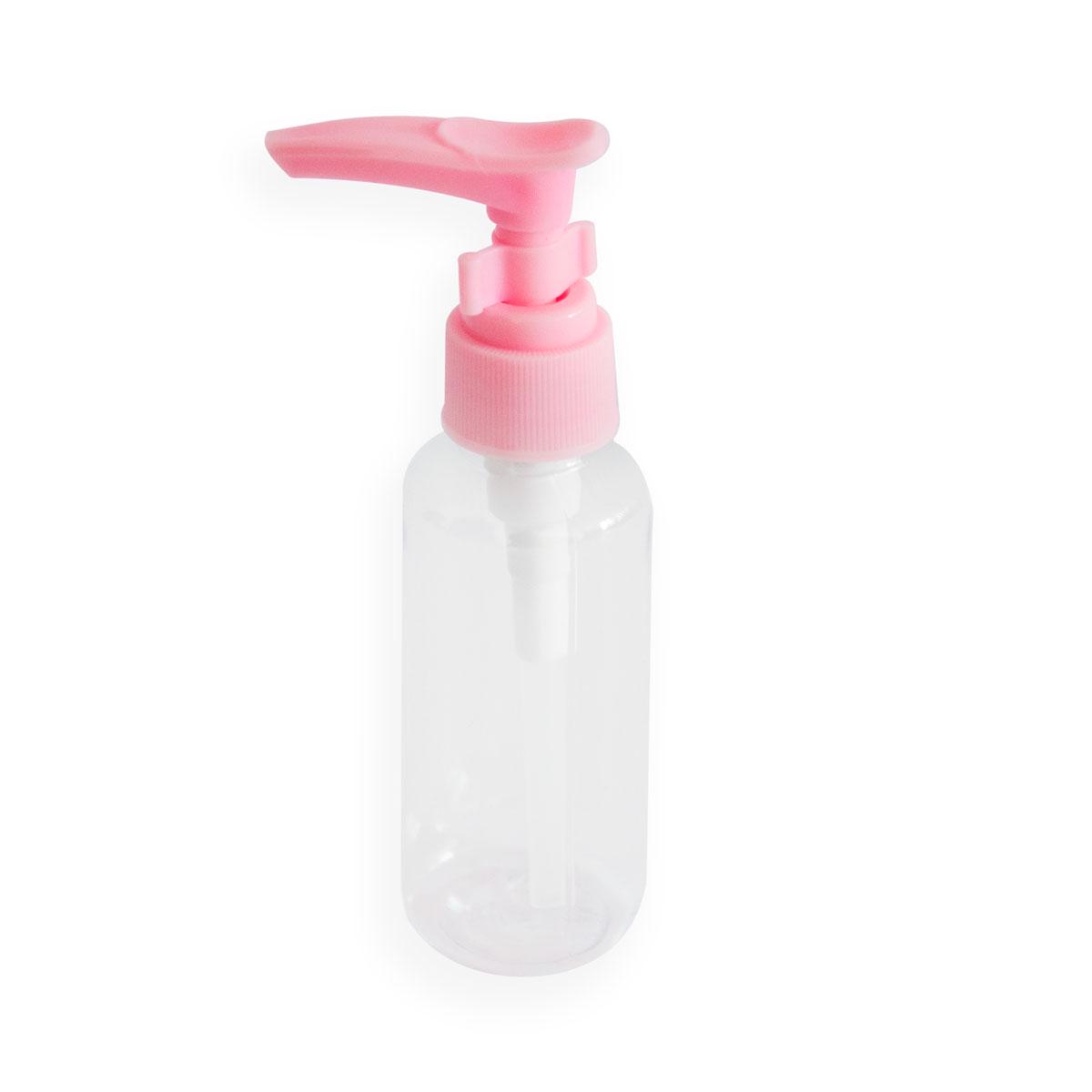 Дорожный набор емкостей для косметики Empty bottle set R26056 3 шт. Розовый (1008317-Other-2) - фото 3