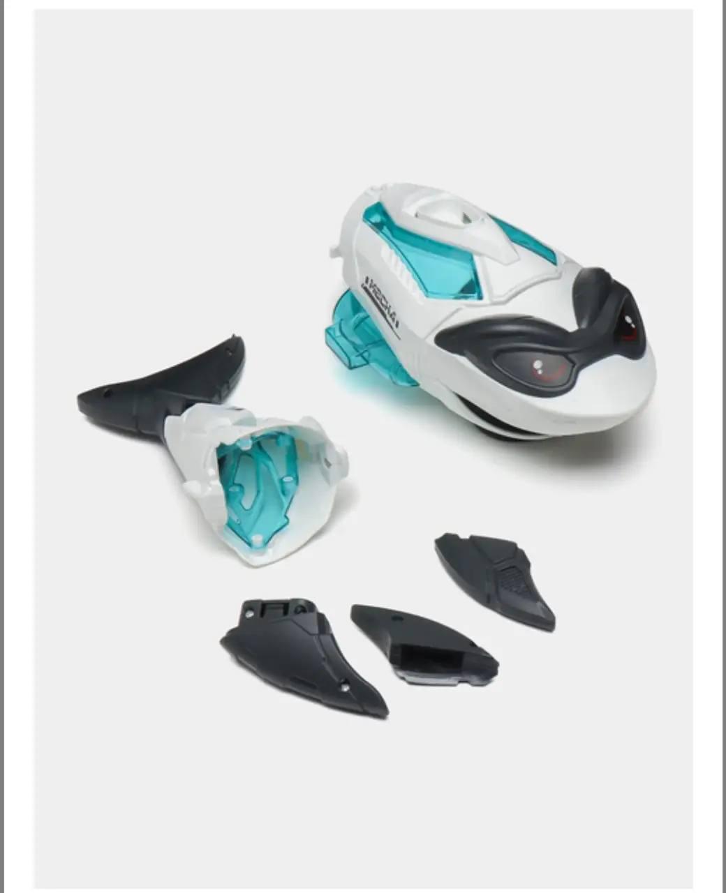 Інтерактивна механічна іграшка Mecha Акула з музикою та світлом Білий (3382) - фото 3 Інтерактивна механічна іграшка Mecha Акула з музикою та світлом Білий (3382) - фото 3