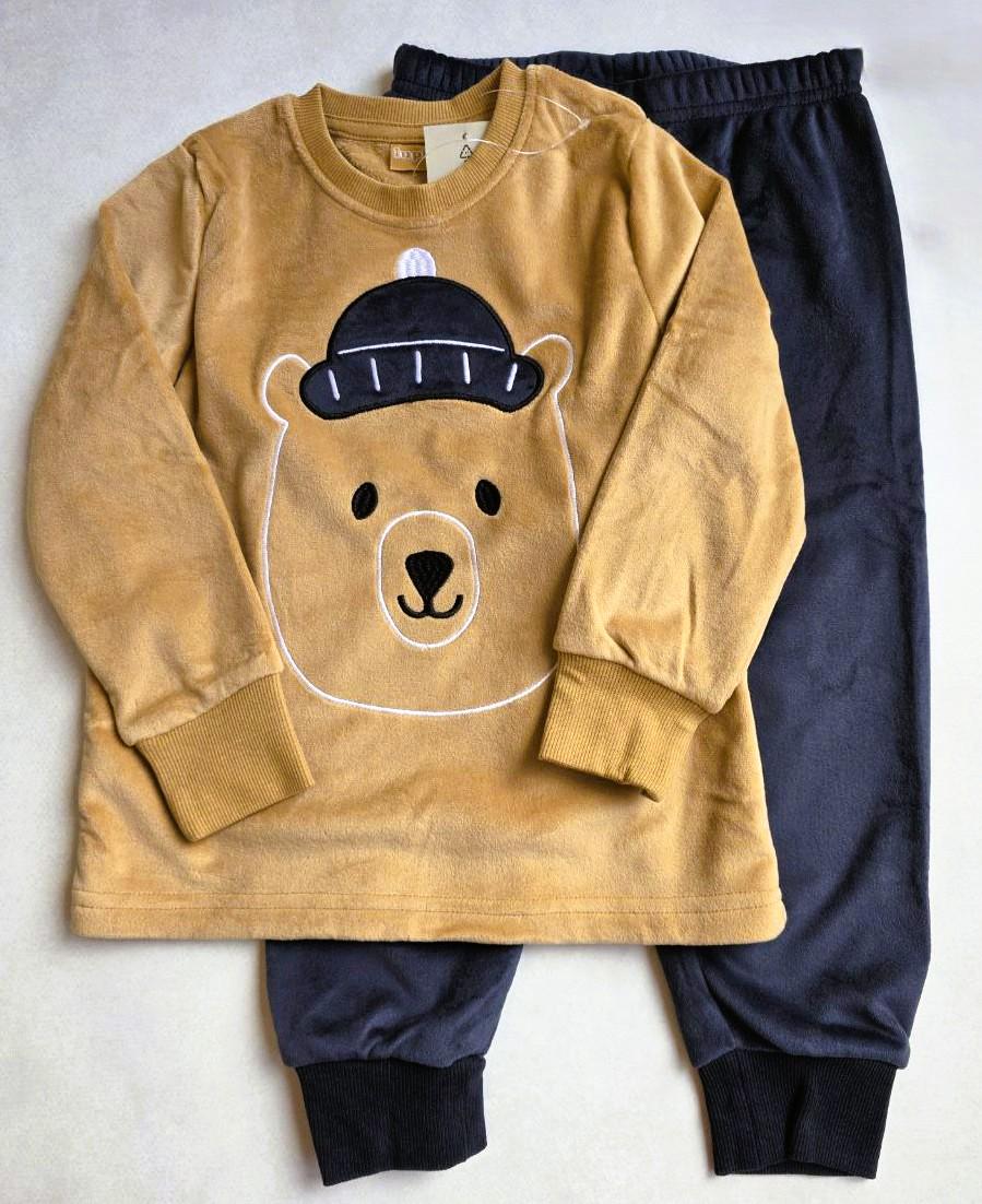 Пижама для мальчика Lupilu велюровая 98-104 см (038243)