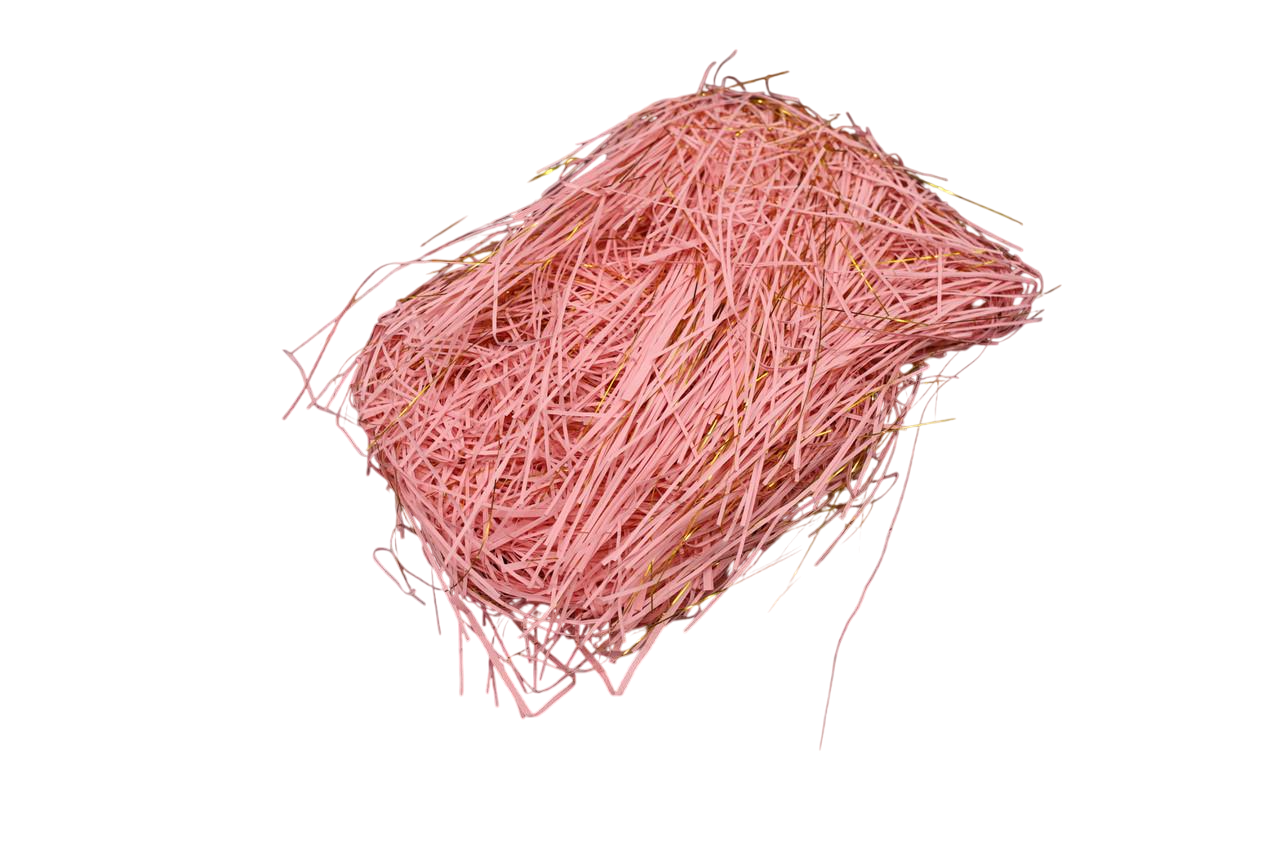 Наполнитель для подарочных коробок для упаковки 30 г Розовый (KR-045)