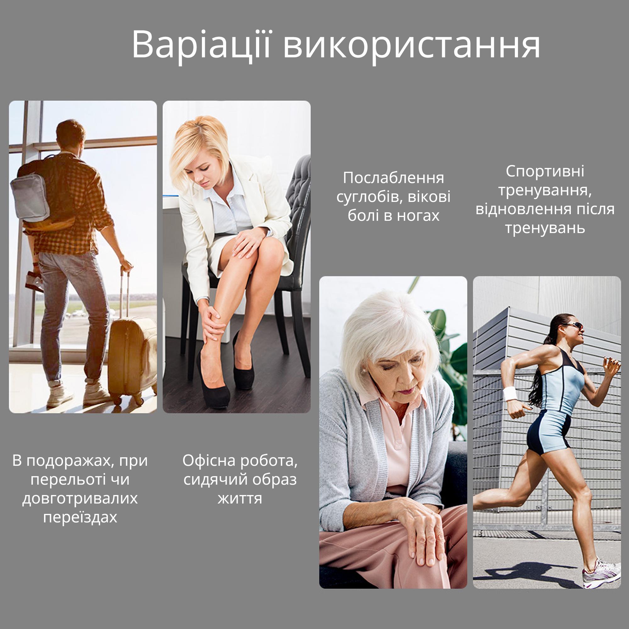 Компресійні гольфи на блискавці Zip Sox від варикозу для покращення кровообігу M Бежевий - фото 8