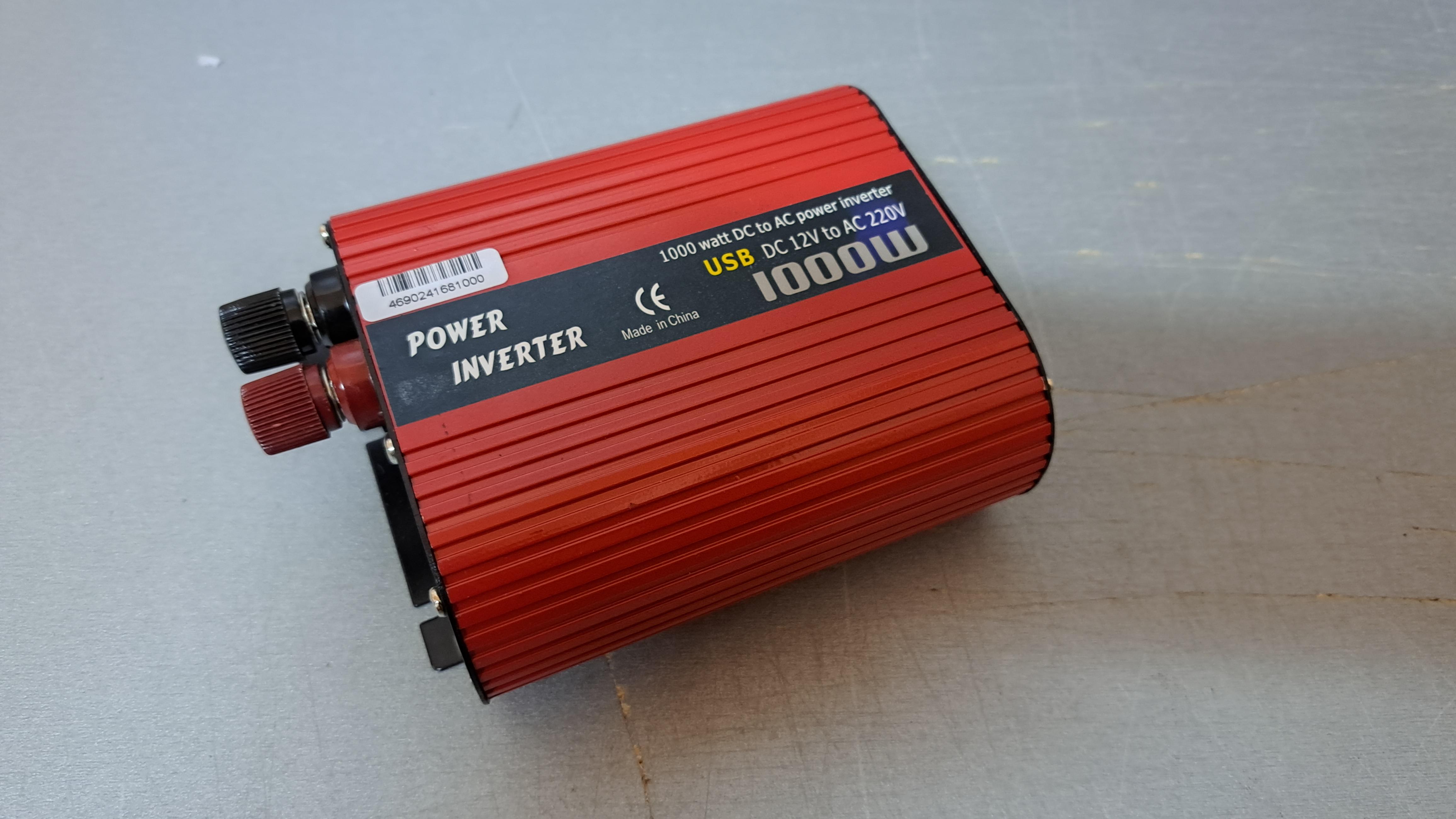 Преобразователь напряжения WIMPEX 12-220V 1000W с сдвоенным USB - фото 9 Преобразователь напряжения WIMPEX 12-220V 1000W с сдвоенным USB - фото 9