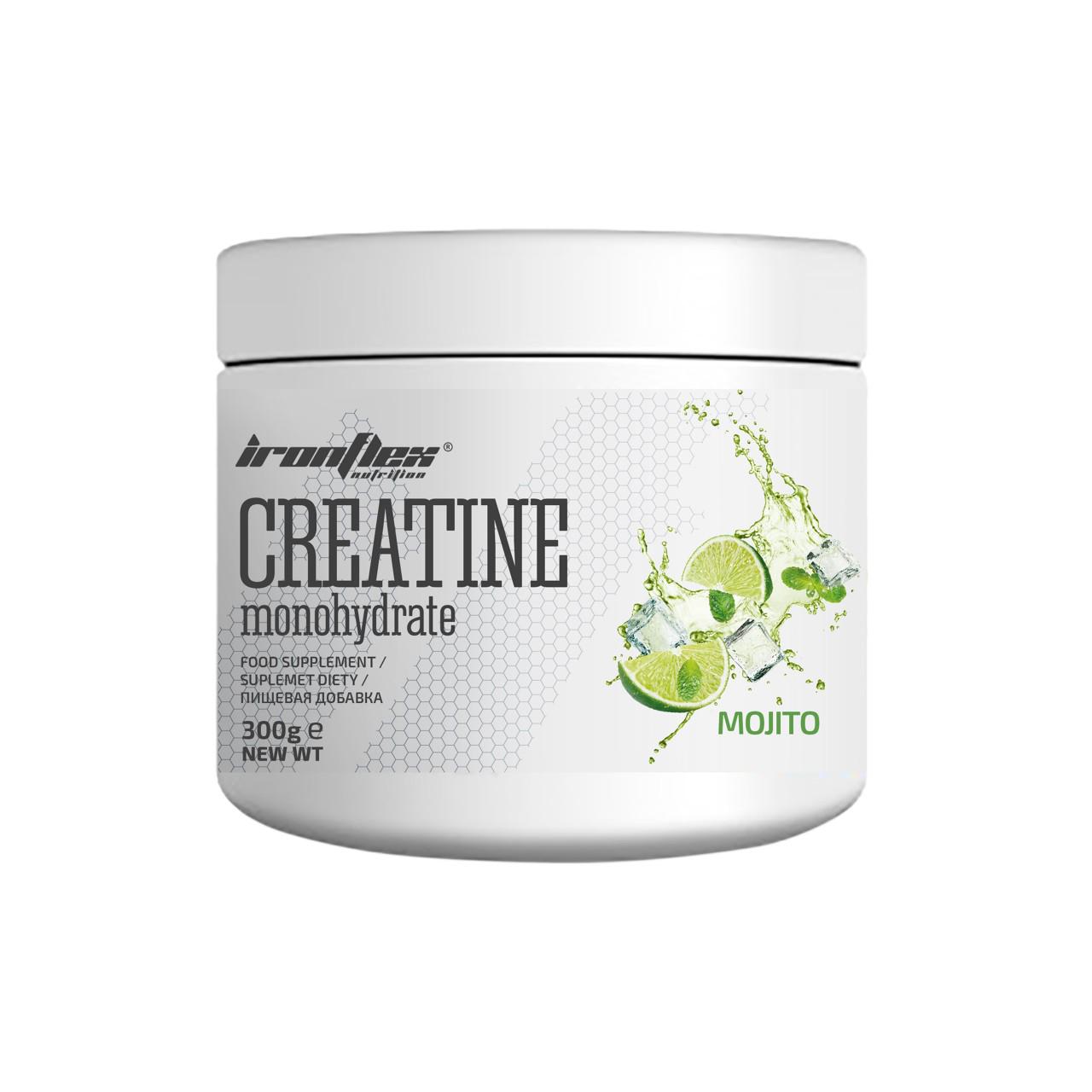 Креатин моногідрат IronFlex Nutrition Creatine Monohydrate 300 г Mojito - фото 1