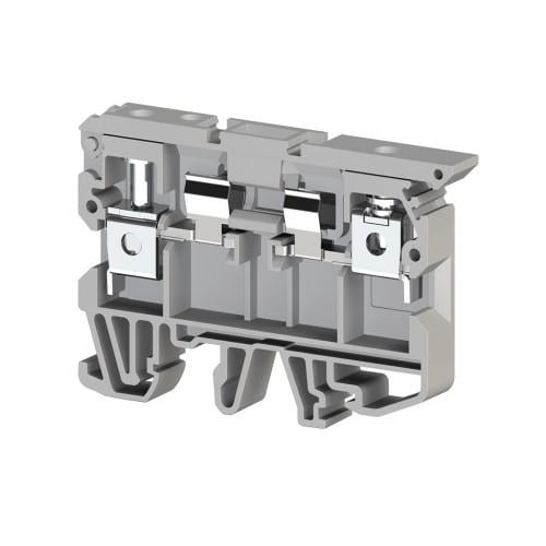 Клема гвинтова Klemsan ASK 2S з тримачем запобіжника 5х20 мм 6 мм2 Сірий (0.0.0.3.51109)