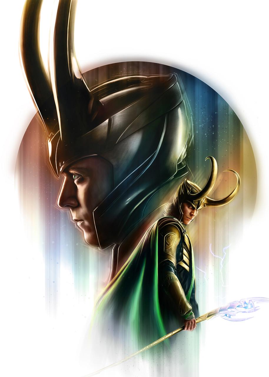 Картина постер Gee! Loki Локі мінімалізм 40х60 см LK.09.019