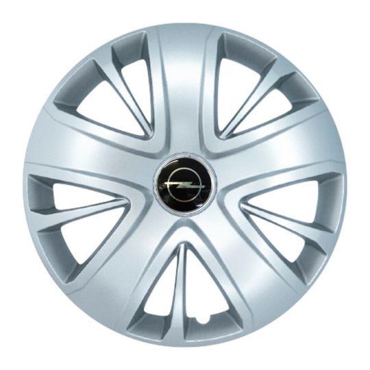 Автомобильные колпаки SKS 341 R15 с логотипом Opel 4 шт. Серебристый