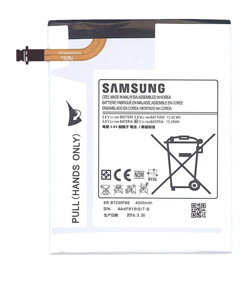 Аккумулятор для планшета Samsung EB-BT230FBU Galaxy Tab 4 7,0 SM-T230 3,8V 4000 mAh White Аккумулятор для планшета Samsung EB-BT230FBU Galaxy Tab 4 7,0 SM-T230 3,8V 4000 mAh White