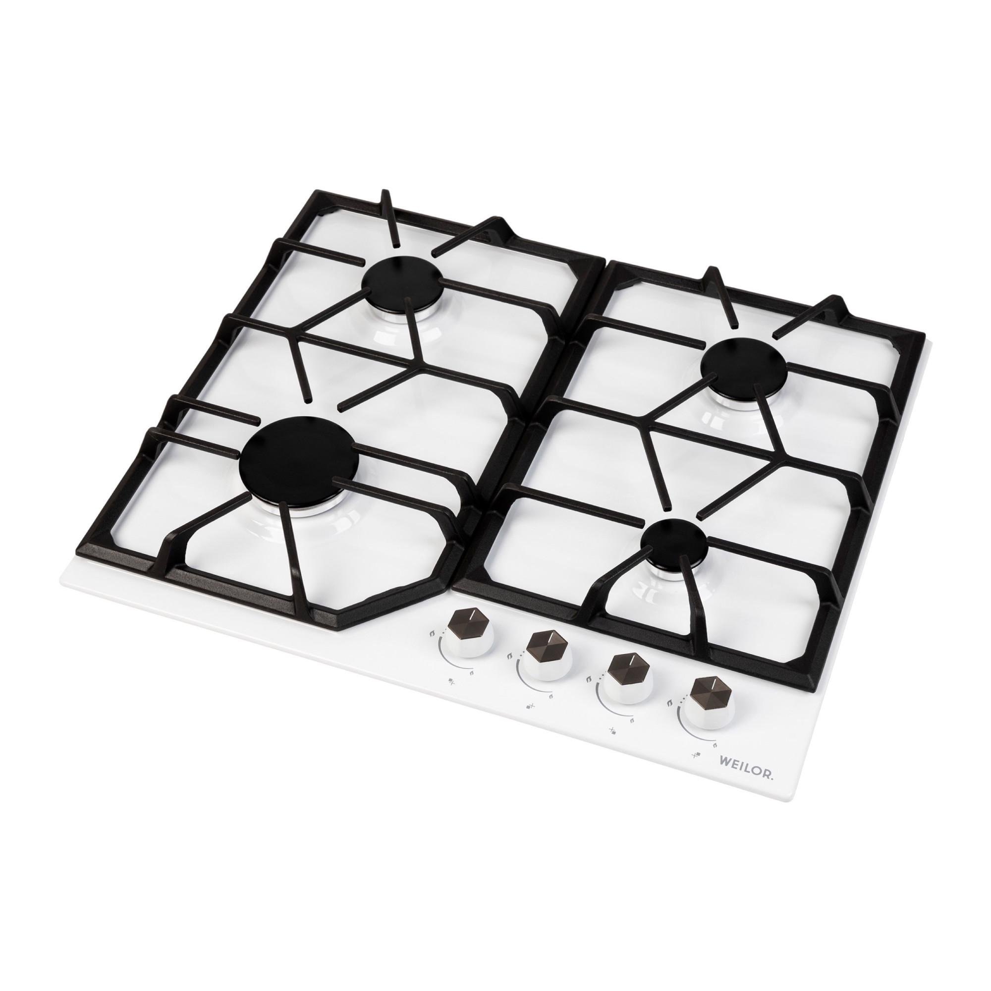 Варочная поверхность газовая WEILOR GM 604 WH - фото 4 Варочная поверхность газовая WEILOR GM 604 WH - фото 4