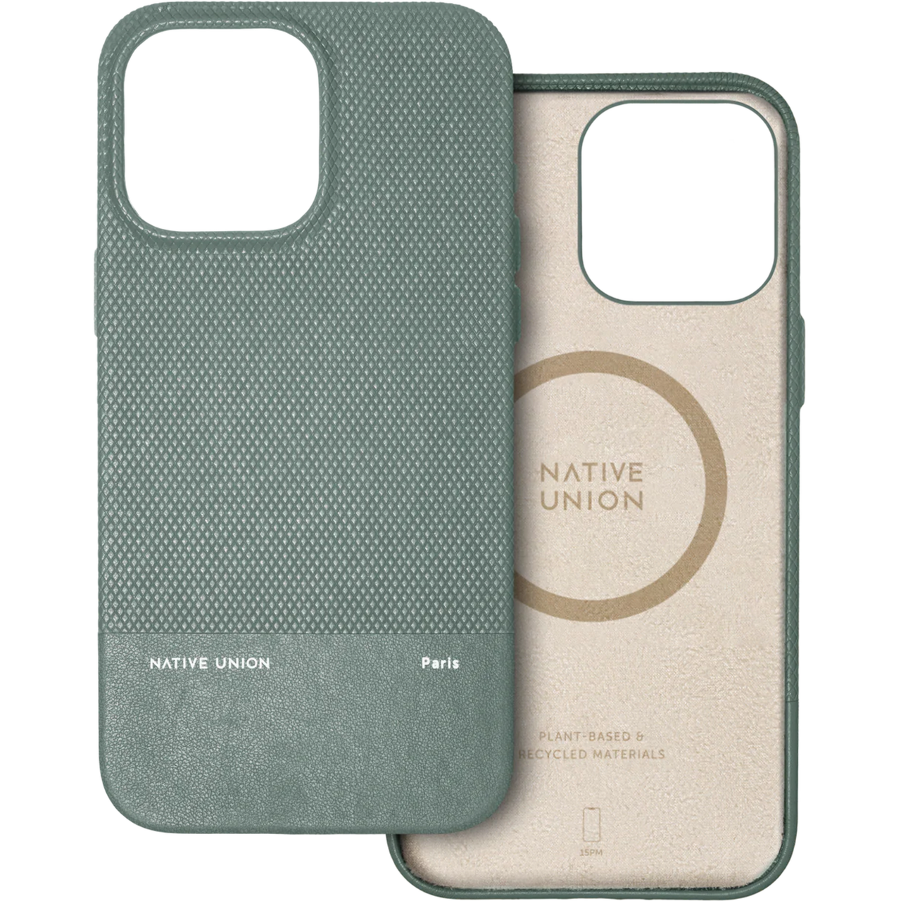 Чехол накладка Native Union (RE) Classic Case for iPhone 15 Pro Max, Slate Green (RECLA-GRN-NP23PM) - фото 1