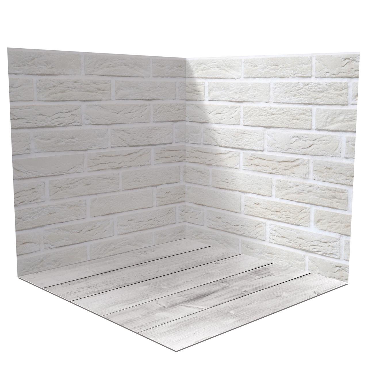 Фотофон виниловый угловой 120x120 см Frontlit 450 г/м2 №58035