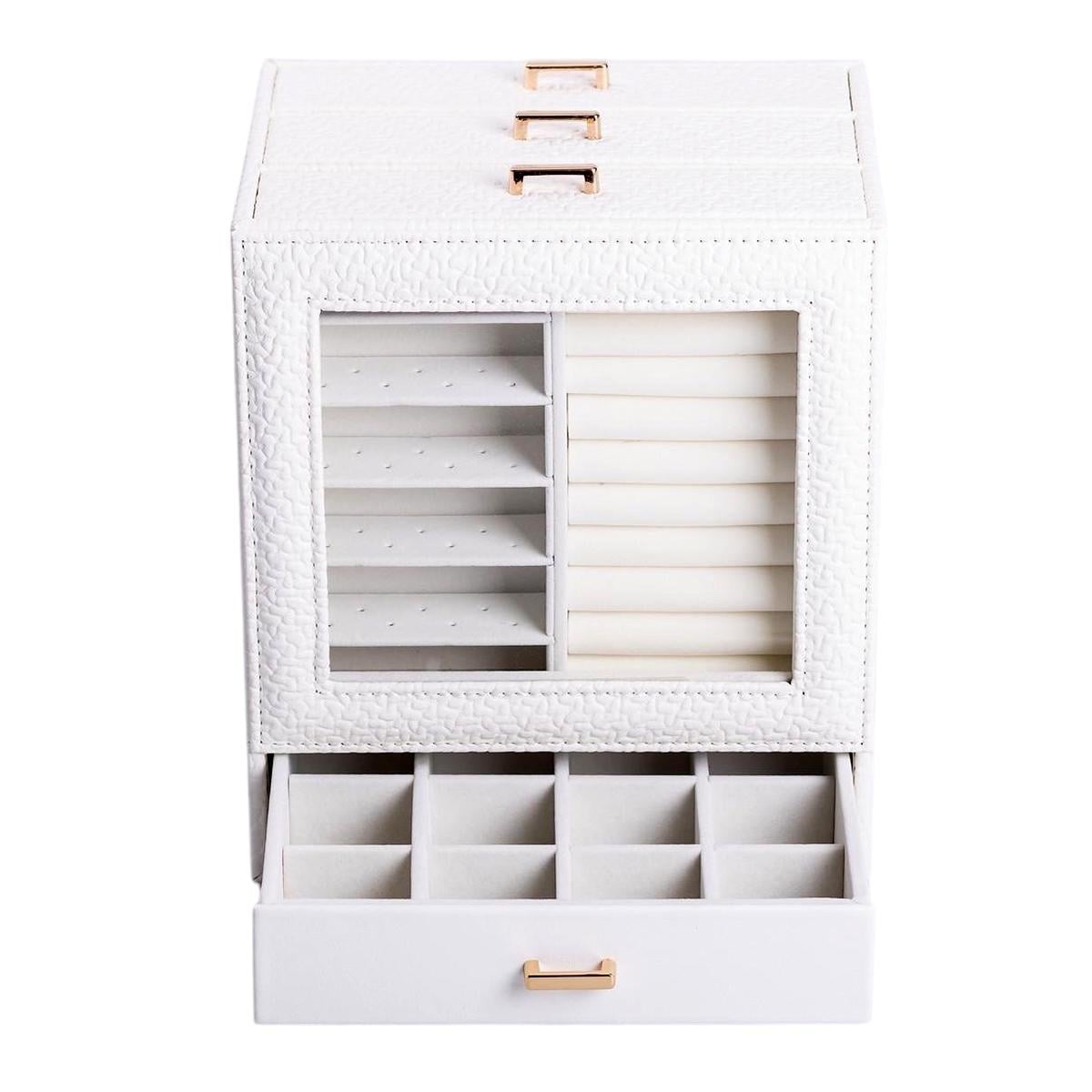 Шкатулка-комод для украшений 23х20х15 см Белый (HP-5-16W)