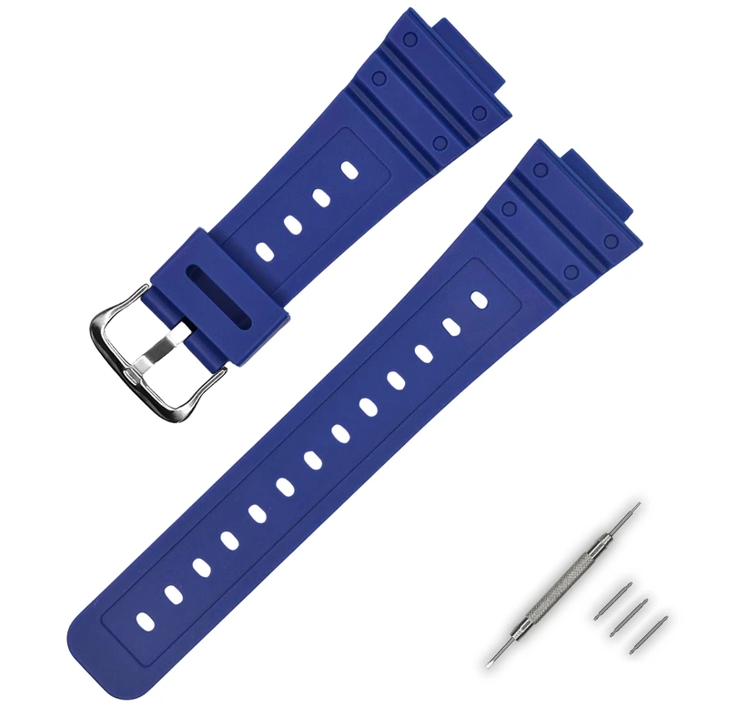 Ремінець для Casio G-Shock DW-5600 Blue SI (4112)