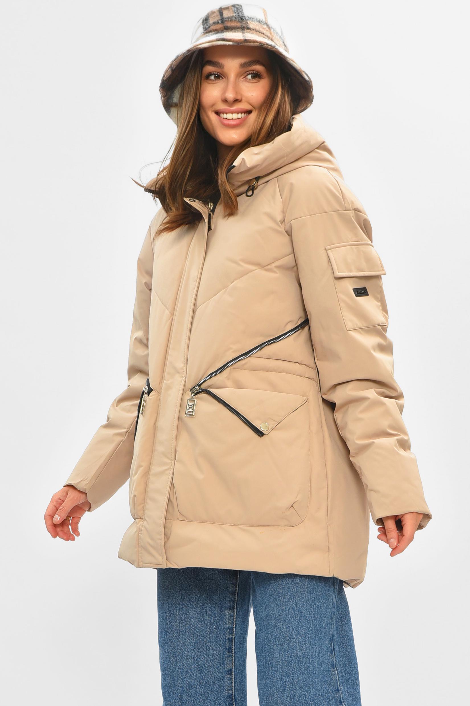 Куртка женская демисезонная р. 48/XL Бежевый (205646) Куртка женская демисезонная р. 48/XL Бежевый (205646)