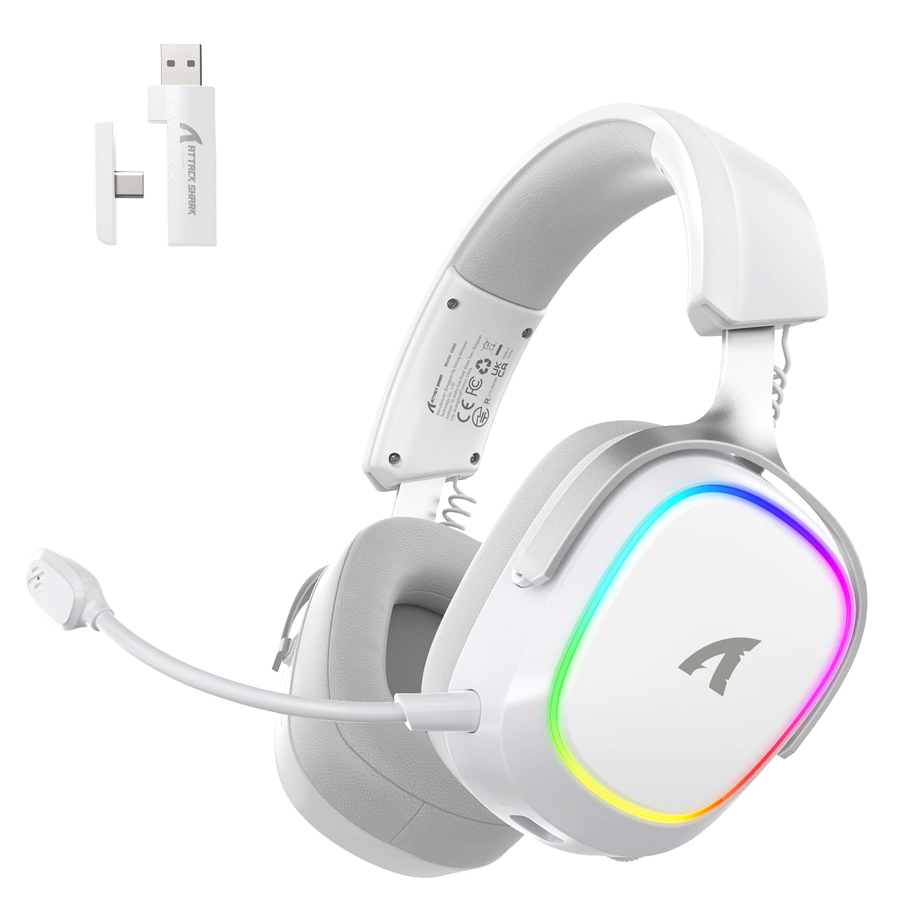 Наушники беспроводные attack shark G800 White (33297960)