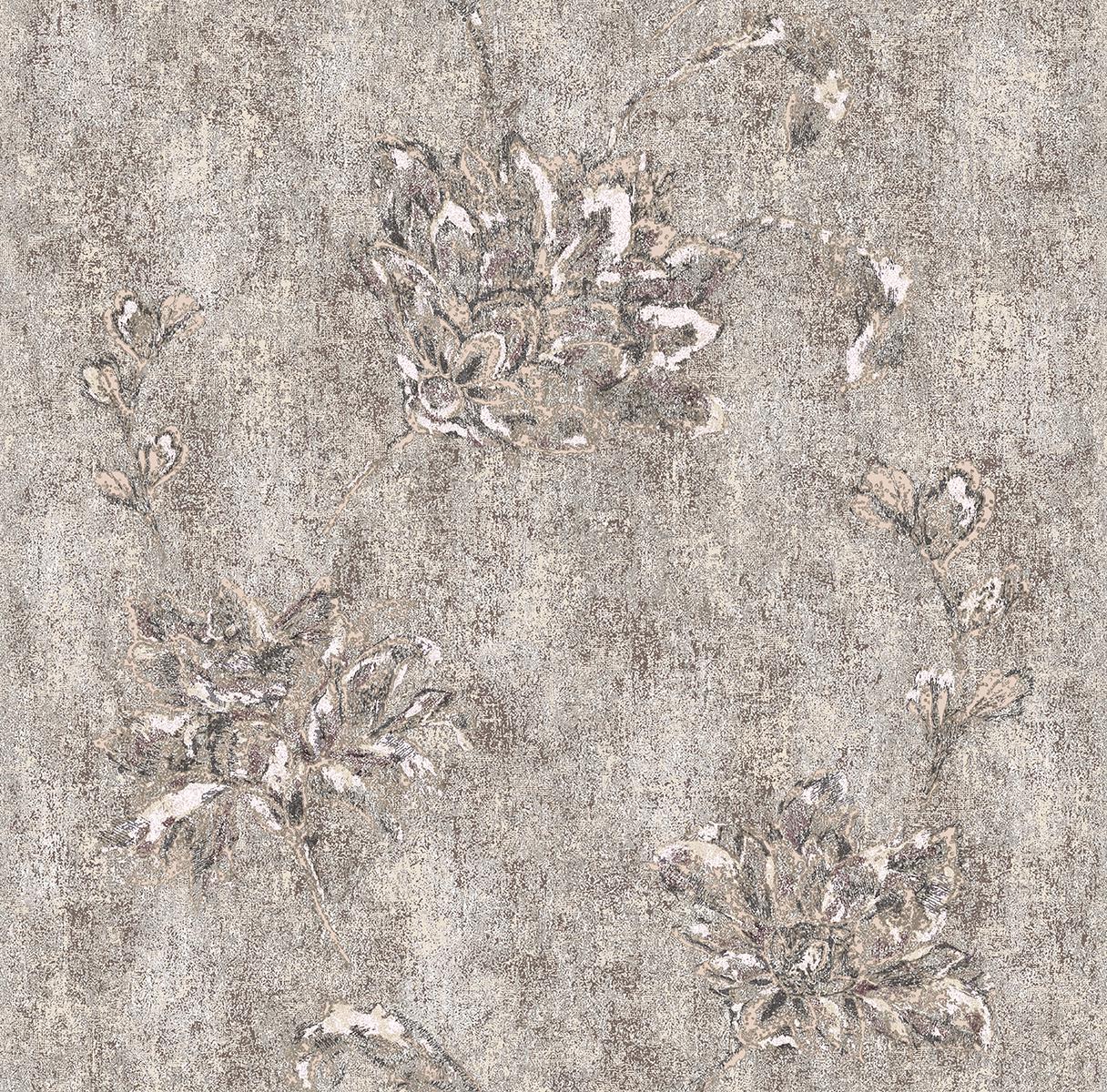 Шпалери паперові дуплекс Континент Кетті Сіро-перлинний (140)