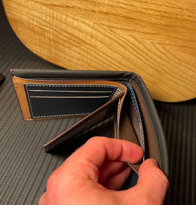 Кошелек мужской Fuerdanni для денег и карт винтажный стиль PU кожа Черный - фото 4 Кошелек мужской Fuerdanni для денег и карт винтажный стиль PU кожа Черный - фото 4