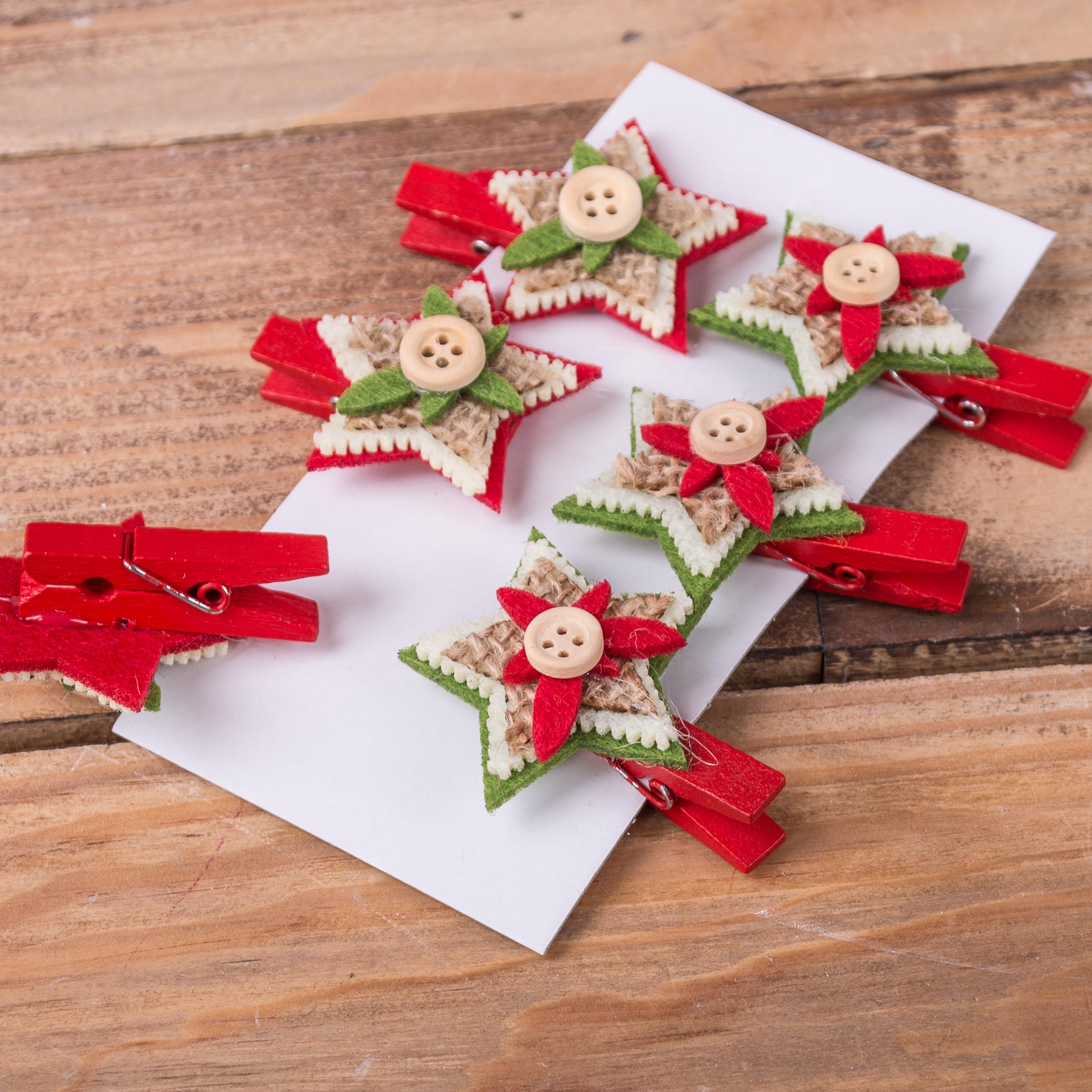 Прищепки декоративные с пуговицей (1241)