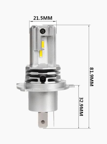 Лампы Prime-X MINI LED H4 Би 5000K 2 шт. - фото 4