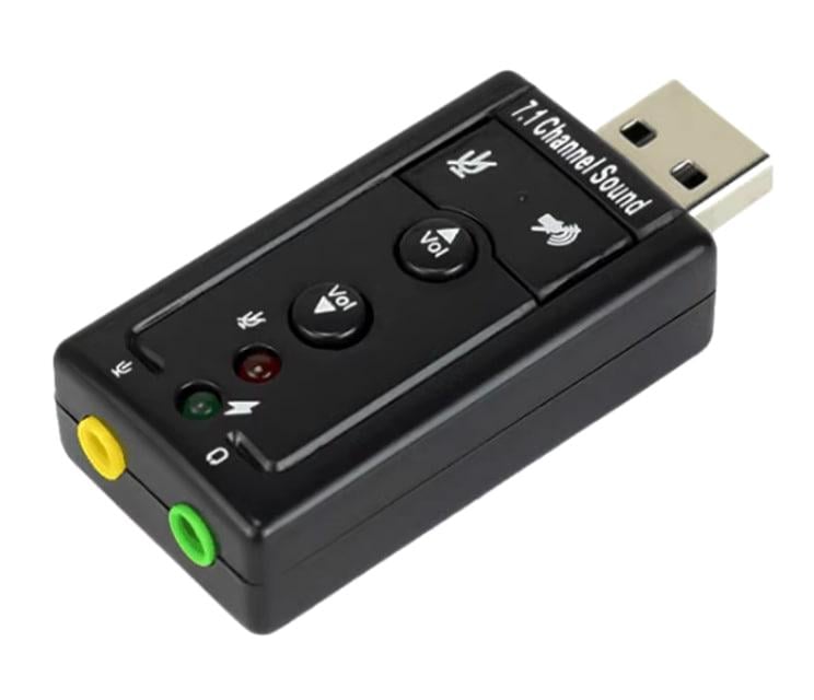 Зовнішня аудіо карта USB 7.1 USB Sound Adapter 7.1