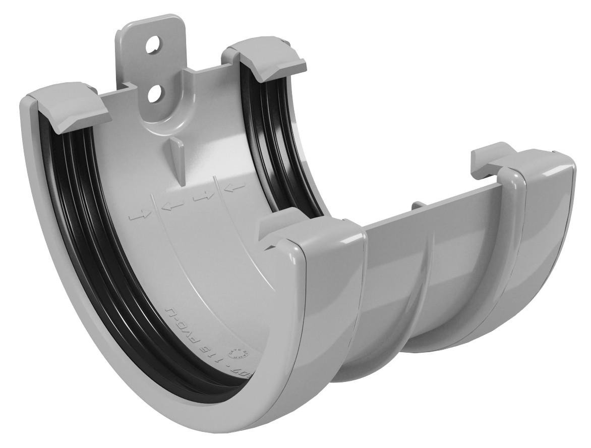 Соединитель желобов DEVOREX Classic 120 Графитовый (11674401) - фото 1 Соединитель желобов DEVOREX Classic 120 Графитовый (11674401) - фото 1