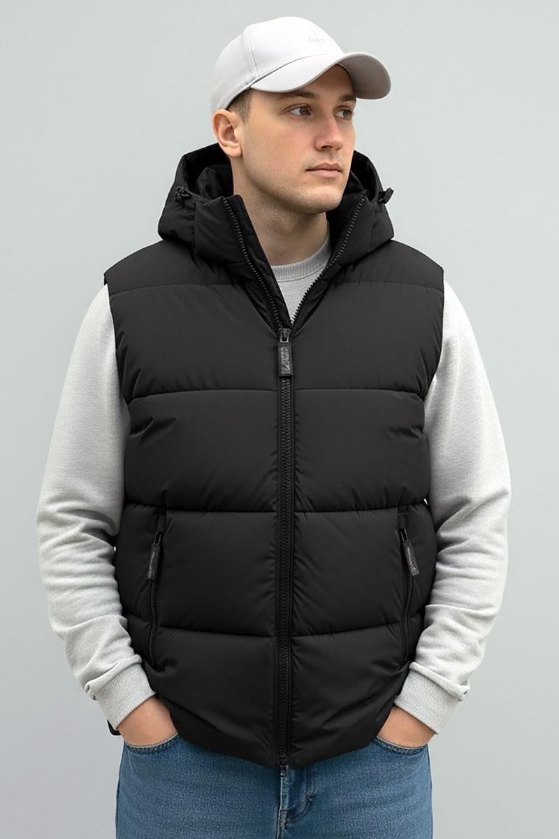 Жилетка с капюшоном SB-25280-r-west-black р. 52 Черный (2000000019642)