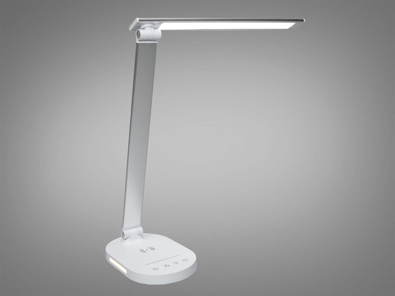 Настільна LED лампа з бездротовою зарядкою A5503SL-W-CH-LS 6W Хром матовий (2140355297) - фото 2