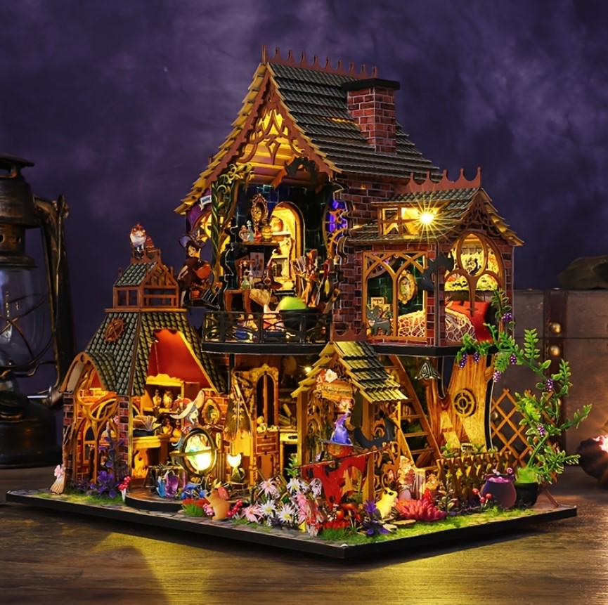 Конструктор мініатюрний DIY House ES015-A Magic Forest румбокс 27x20x27 см (2104618647) - фото 3 Конструктор мініатюрний DIY House ES015-A Magic Forest румбокс 27x20x27 см (2104618647) - фото 3