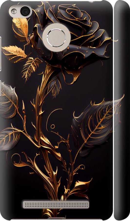 Чехол на Xiaomi Redmi 3s Роза 3 (5552m-357-42517)