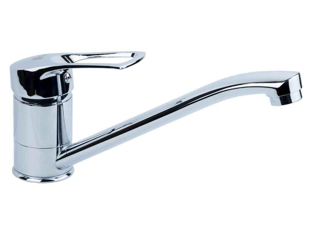 Смеситель TAU SM Ø 40 мм для кухни гусак прямой 250 мм на шпильке (9843130)