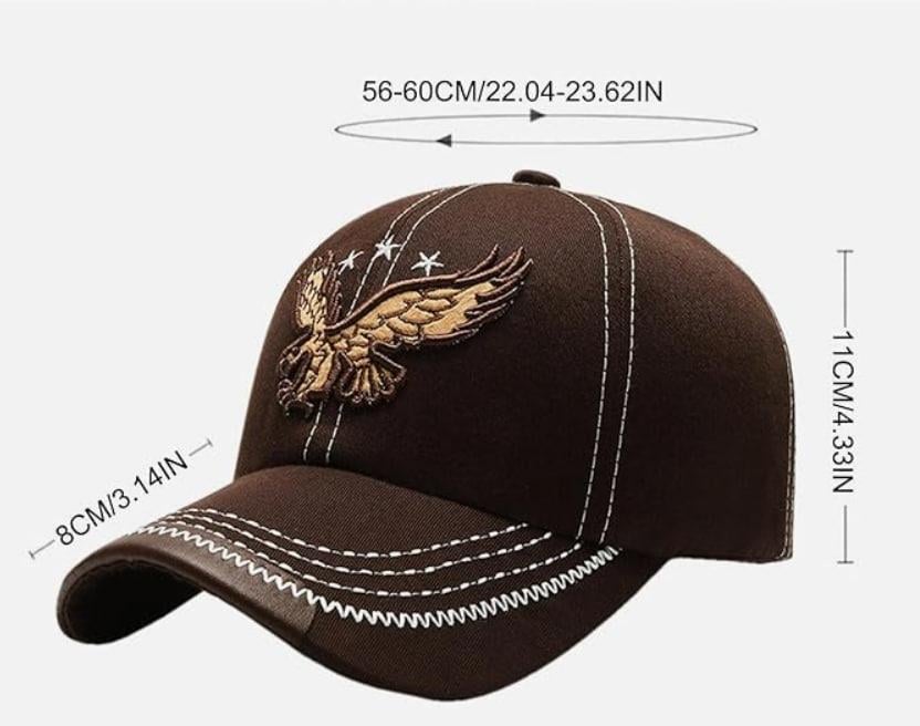 Кепка Орел Коричневий (29867068) - фото 2 Кепка Орел Коричневий (29867068) - фото 2