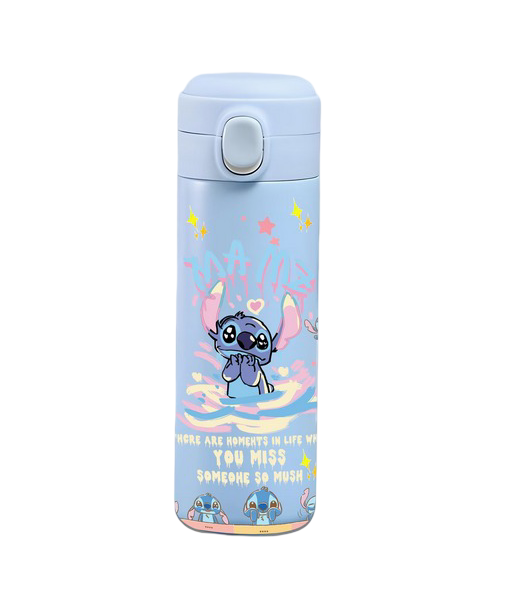 Детский термос Stitch из нержавеющей стали 304 16,5 см 320 мл Голубой (HG-789)
