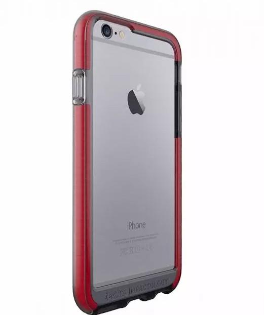 Чехол-бампер Tech 21 Evo Band for iPhone 6/6S, Smokey/Red