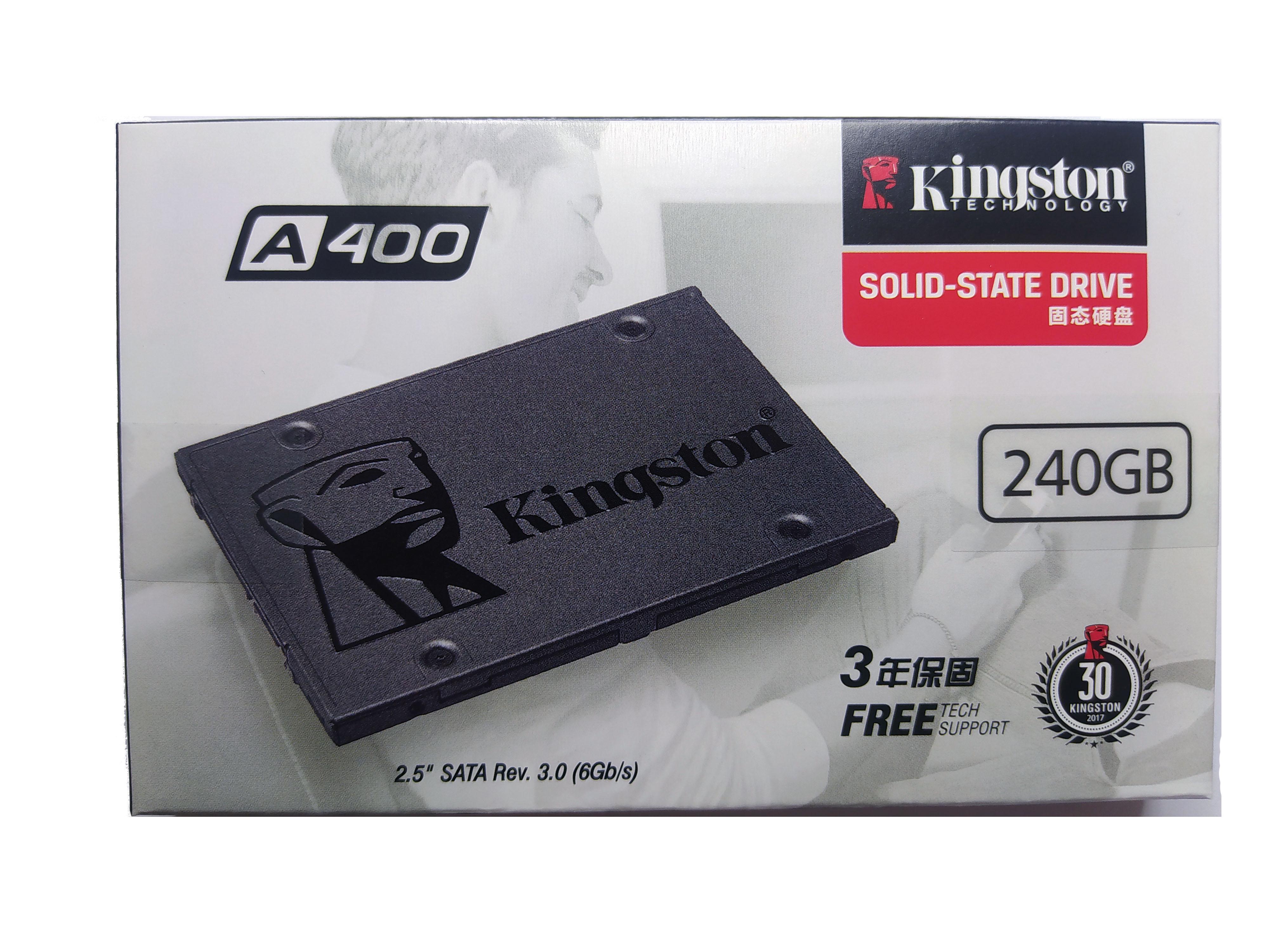 SSD-диск Kingston SSDNow A400 3D V-NAND 240 Гб (SA400S37/240G) - фото 4