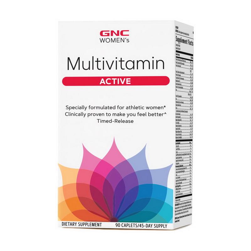 Витамины и минералы для женщин GNC Women's Multivitamin Active 90 капс. (22192-01)