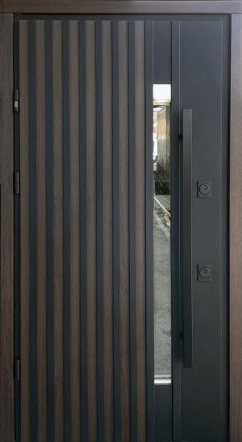 Вхідні двері Straj PROOF Rio-S Loft ручка DMD вуличні 970х2050 мм Коричневий