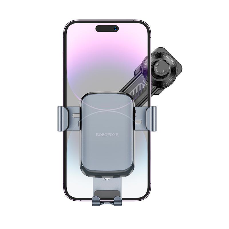Тримач для телефону в авто Borofone Warrior Gravity Car Holder BH94 4,5-7" Black (591032)