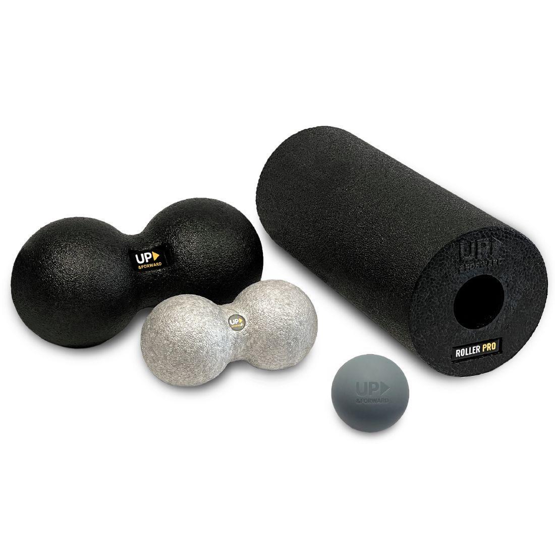 Ролик массажный/мяч двойной/массажный мяч UP & FORWARD MAX Grey Ролик массажный/мяч двойной/массажный мяч UP & FORWARD MAX Grey