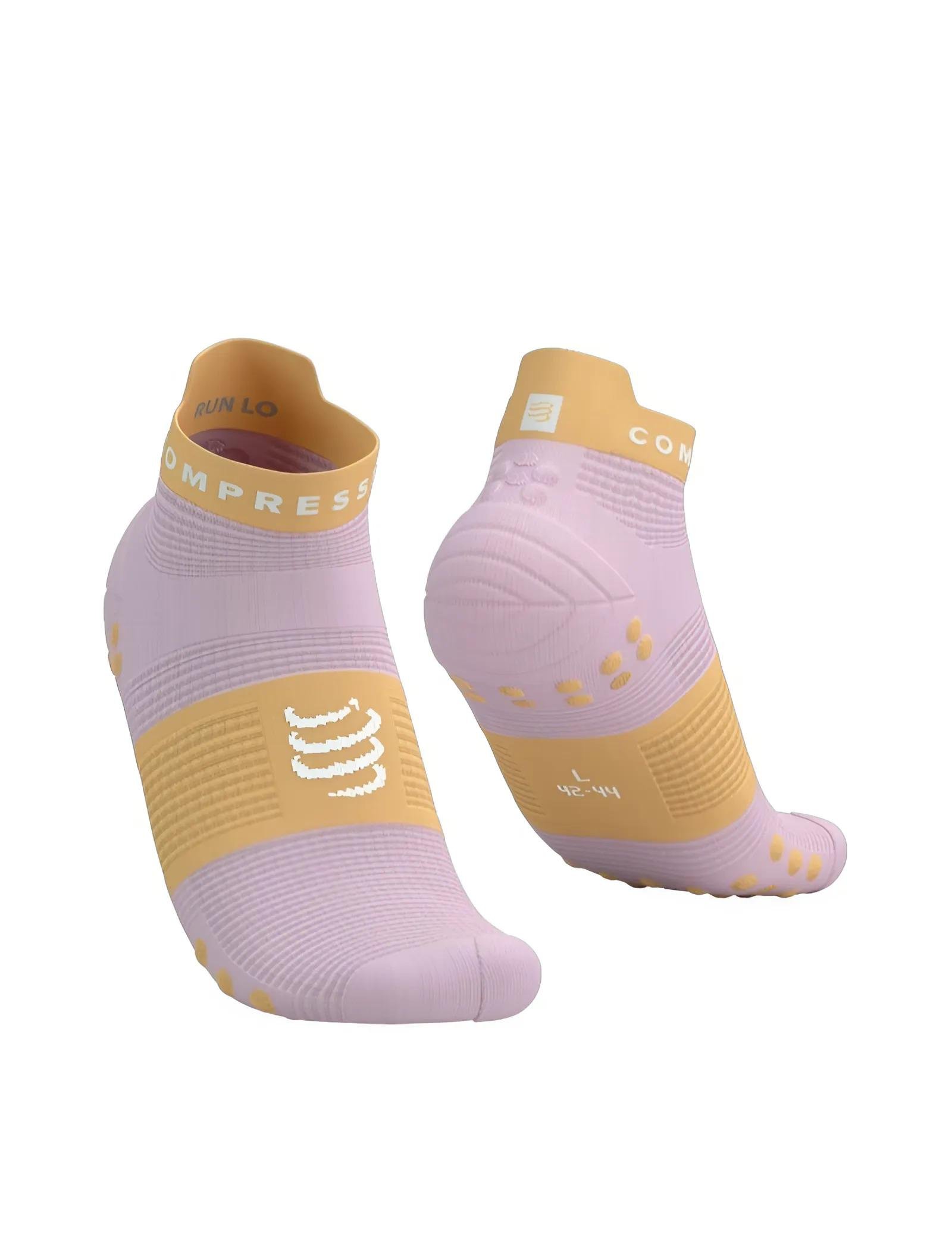 Шкарпетки компресійні Compressport XU00047B3083T1 Pro Racing Socks v4.0 Run Low T1 Roseate/Buff Orange (26711886)