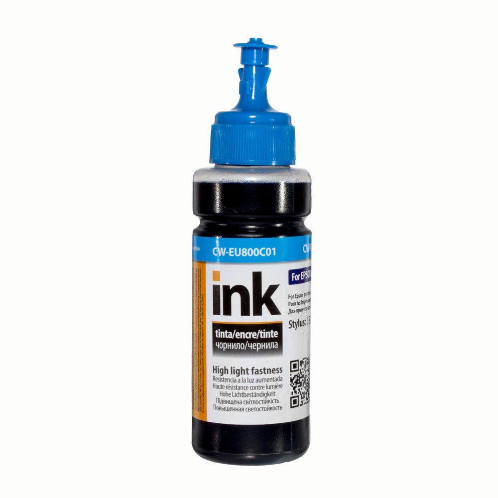 Чернило заправочное ColorWay совместимы с Epson L800 100 мл Cyan (618603)