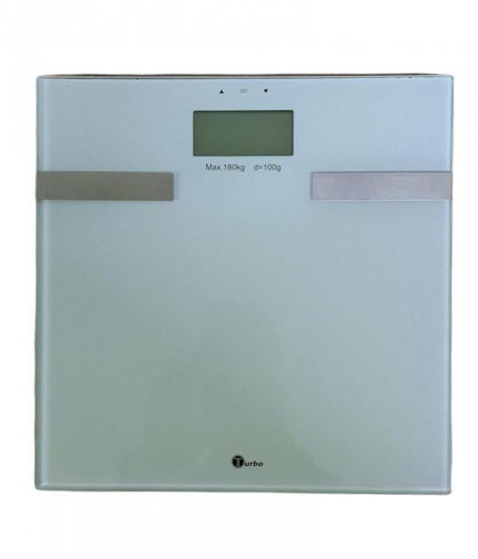 Весы напольные электронные Turbo Zelman WAGA-06 до 180 кг Белый