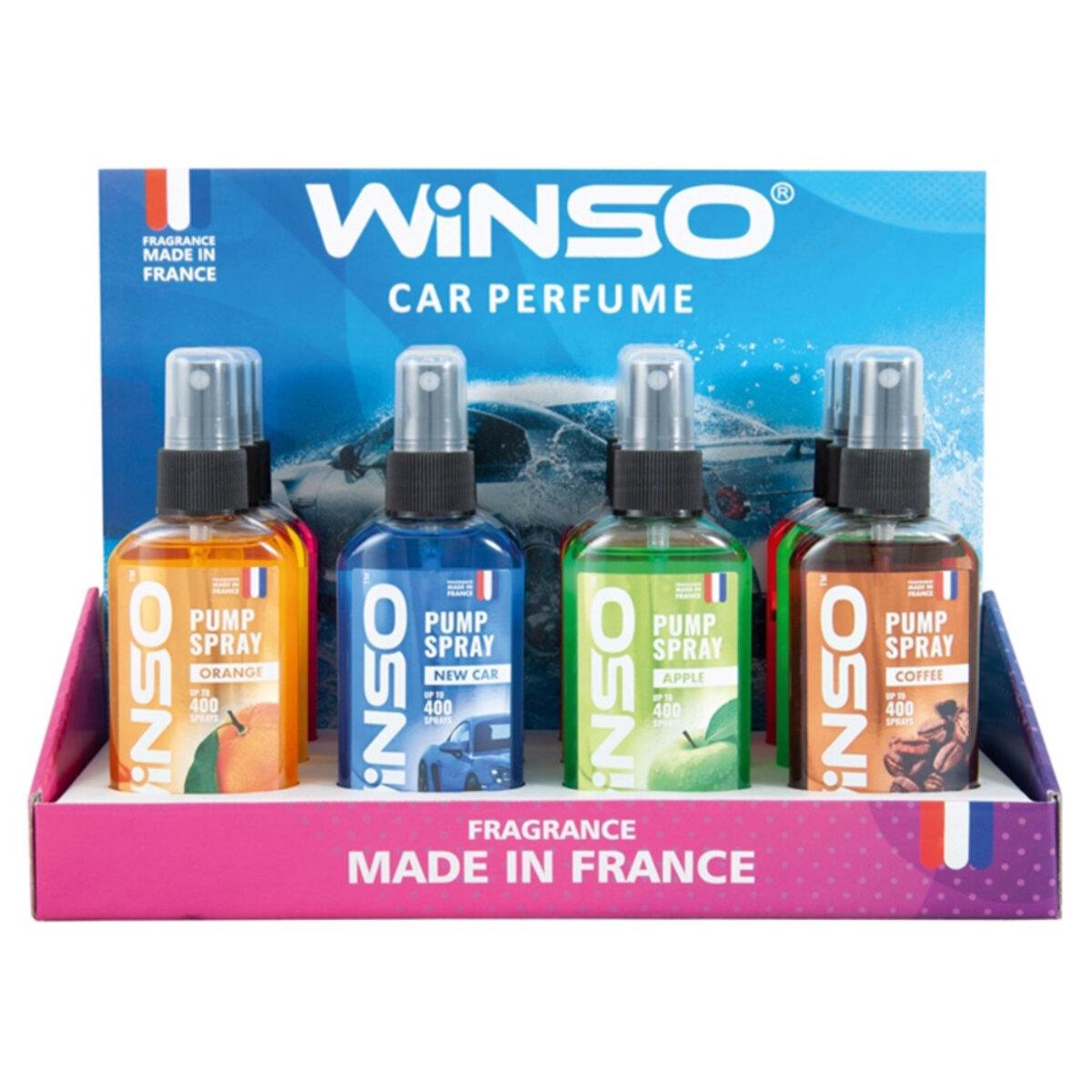 Ароматизатор для авто WINSO Pump Spray Mix №1 75 мл 12 шт. (500001)
