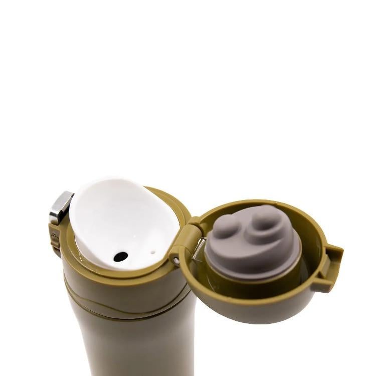 Термос з напувалкою Tramp TRC-107 0,45 л Khaki (iz14023) - фото 4 Термос з напувалкою Tramp TRC-107 0,45 л Khaki (iz14023) - фото 4
