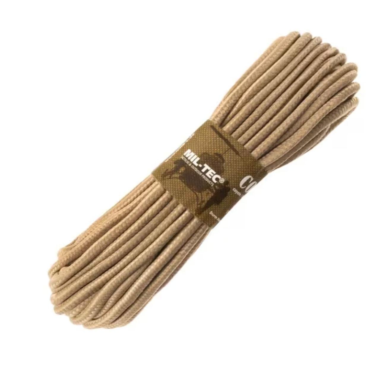 Веревка Mil-Tec 5x15 м Coyote