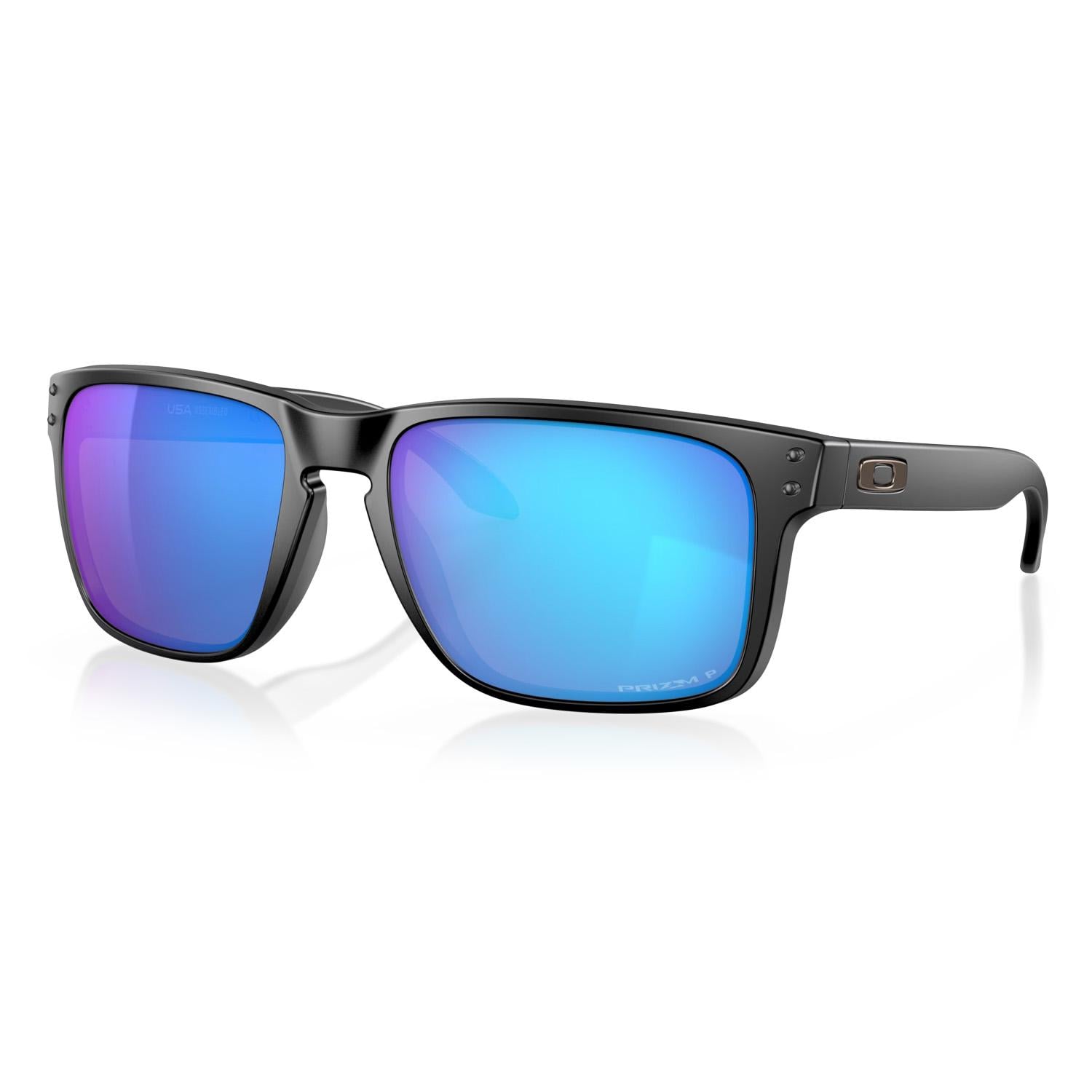 Спортивные солнцезащитные очки Oakley Holbrook XL OO9417-2159 Matte Black/Prizm Sapphire Polarized