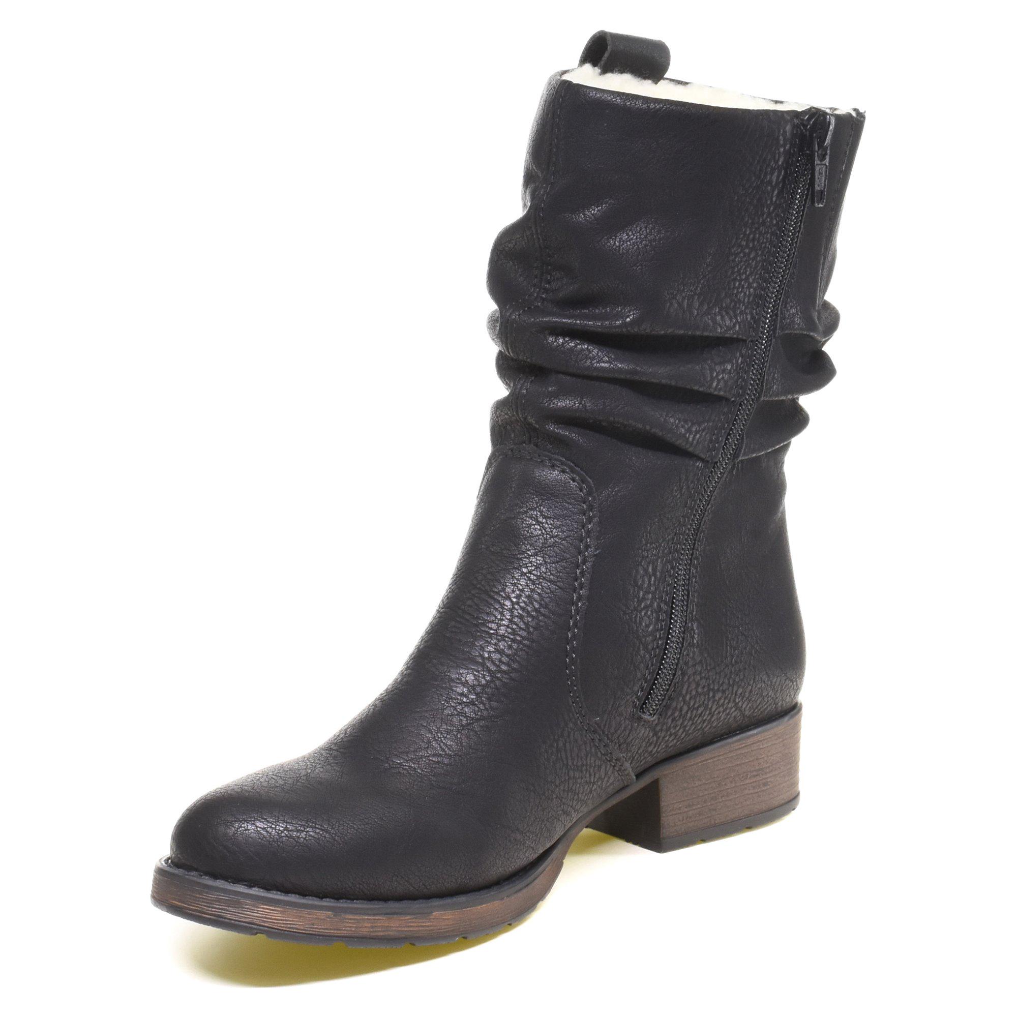 Напівчоботи жіночі зимові Rieker р. 36 Чорний (013355-36) - фото 3 Напівчоботи жіночі зимові Rieker р. 36 Чорний (013355-36) - фото 3