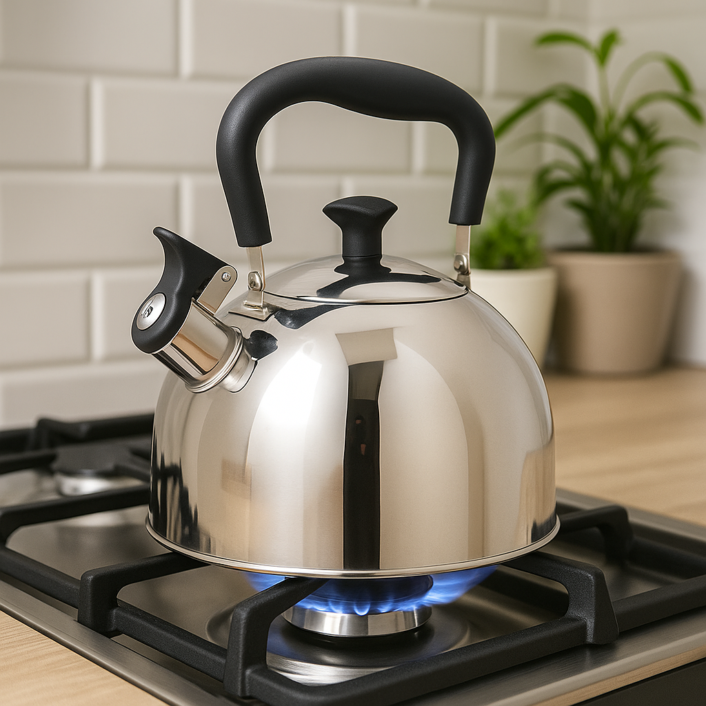 Чайник для плиты со свистком SilverTone нержавеющая сталь одинарное дно 2,0 л (03-MH-4884) - фото 9 Чайник для плиты со свистком SilverTone нержавеющая сталь одинарное дно 2,0 л (03-MH-4884) - фото 9